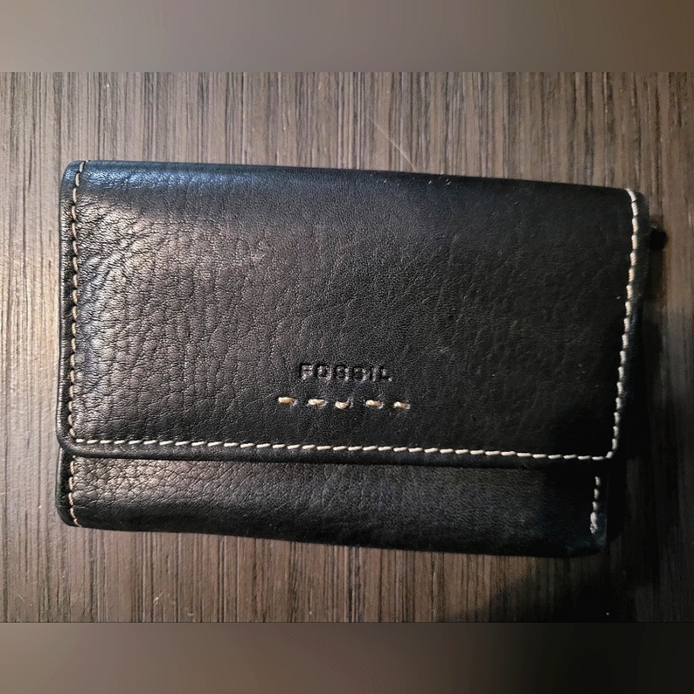 Retro fossil wallet